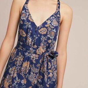 Anthropologie Ett Twa Paisley Floral Jumpsuit SIZE SMALL